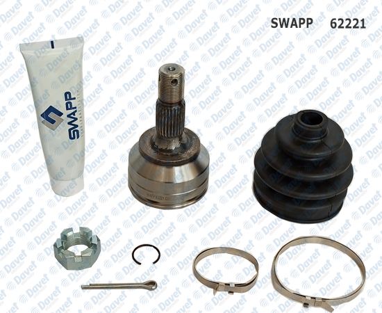 SWAPP 62221 Aks Kafasi Dis C4-P307 Et3j4 1.4 16v / Tu5jp4 1.6 16v - P207 Tu5jp4 1.6 16v   (Dis Freze:25 Ic Freze:22 Conta Capi:60 Boy:132 Mm)